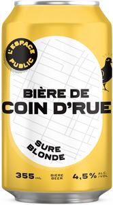 Bière de Coin D'Rue - Sure blonde