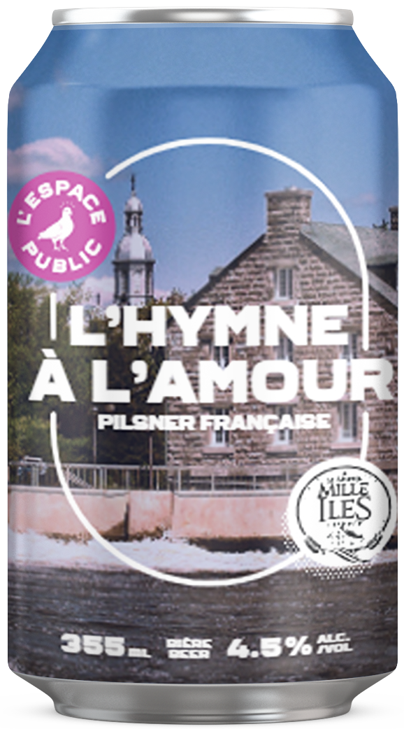 4e anniversaire - L'Hymne à l'Amour - Pilsner Française - Collabo Mille Îles