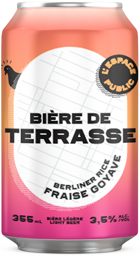 Bière de Terrasse - Sure fraise/goyave